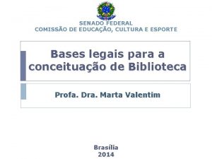 SENADO FEDERAL COMISSO DE EDUCAO CULTURA E ESPORTE