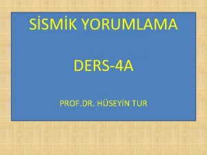 SSMK YORUMLAMA DERS4 A PROF DR HSEYN TUR