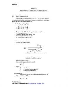 Escalator MODUL 12 PERHITUNGAN DAN PERANCANGAN ESKALATOR 12