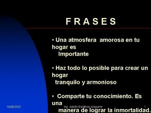 Frases con atmosfera