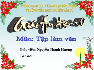 Gio vin Nguyn Thanh Hng T 4 5