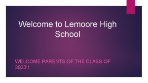 Lemoore high school counselors