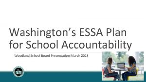 Washingtons ESSA Plan for School Accountability Woodland School