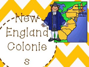 The new england colonie