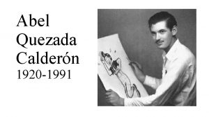 Abel Quezada Caldern 1920 1991 En 1936 se