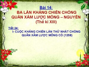 Bi 14 BA LN KHNG CHIN CHNG QU