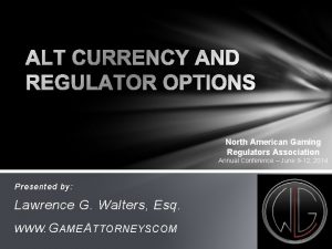 North american gaming regulators association