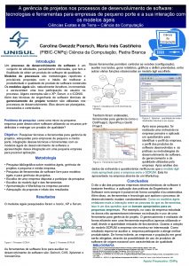 A gerncia de projetos nos processos de desenvolvimento