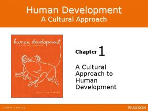 Human Development A Cultural Approach Chapter 1 A