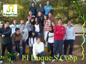 Catlogo 0910 El Duque S Coop INDICE Disco