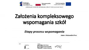 DOSKONALENIE TRENERW WSPOMAGANIA OWIATY POWR 02 10 00