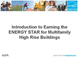 Introduction to Earning the ENERGY STAR for Multifamily