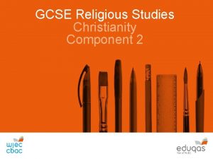 GCSE Religious Studies Christianity Component 2 Examination Questions