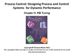 Process Control Designing Process and Control Systems for