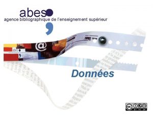 abes agence bibliographique de lenseignement suprieur Donnes abes