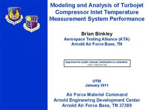 Modeling and Analysis of Turbojet Compressor Inlet Temperature