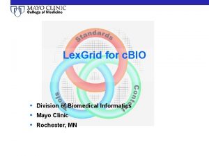 Lex Grid for c BIO Division of Biomedical