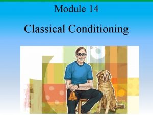 Components of classical conditioning