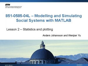 851 0585 04 L Modelling and Simulating Social