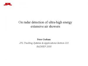 On radar detection of ultrahigh energy extensive air