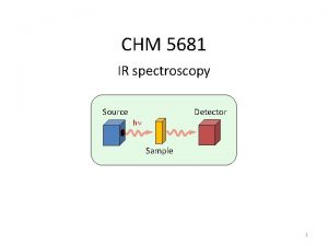 Dispersive ir spectroscopy