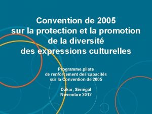 Convention de 2005 sur la protection et la