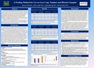 A Pooling Method for Use on Low Copy