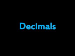 Decimals Part 1 Adding and Subtracting Decimals 2