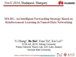 Net AI 2018 Budapest Hungary IFSRL An Intelligent