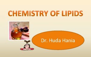 Dr Huda Hania Definition Classification Biological importance Definition