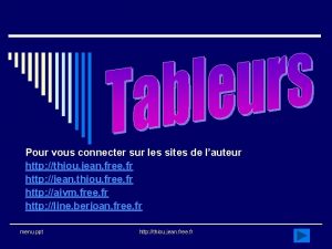 Pour vous connecter sur les sites de lauteur