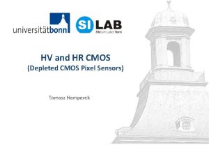 HV and HR CMOS Depleted CMOS Pixel Sensors