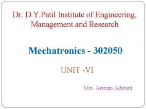 Dr D Y Patil Institute of Engineering Management