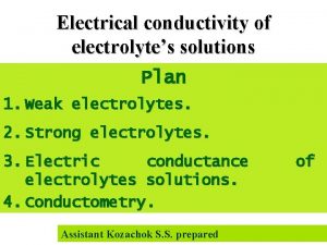 Degree of dissociation of electrolyte depends on