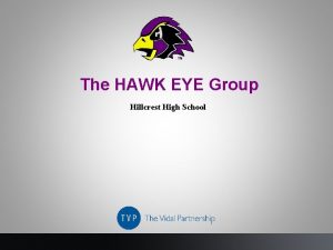 The HAWK EYE Group Hillcrest High School Contents