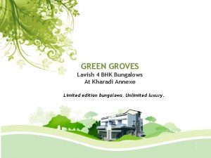 GREEN GROVES Lavish 4 BHK Bungalows At Kharadi