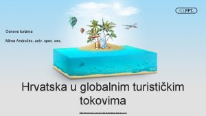 Osnove turizma Mirna Androec univ spec oec Hrvatska