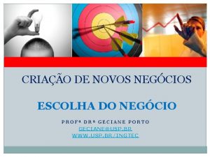 CRIAO DE NOVOS NEGCIOS ESCOLHA DO NEGCIO PROF