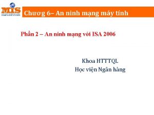 Chg 6 An ninh mng my tnh Phn
