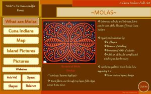 A Cuna Indian Folk Art Mola is the