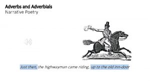 Narrative adverb