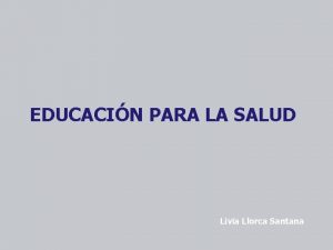 Modelo kap educacion para la salud