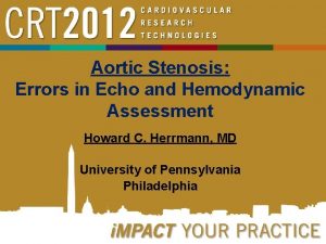 Aortic Stenosis Errors in Echo and Hemodynamic Assessment