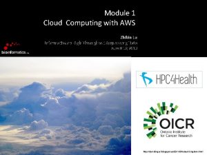 Module 1 Cloud Computing with AWS Zhibin Lu