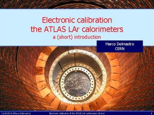 Electronic calibration the ATLAS LAr calorimeters a short