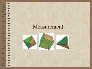 Measurement Perimeter The perimeter is the distance around