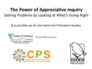 The Power of Appreciative Inquiry Solving Problems by