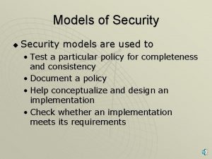 Graham-denning model