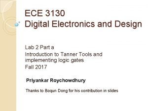 ECE 3130 Digital Electronics and Design Lab 2