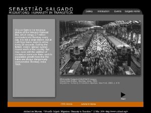 Ackland Art Museum Sebastio Salgado Migrations Humanity in